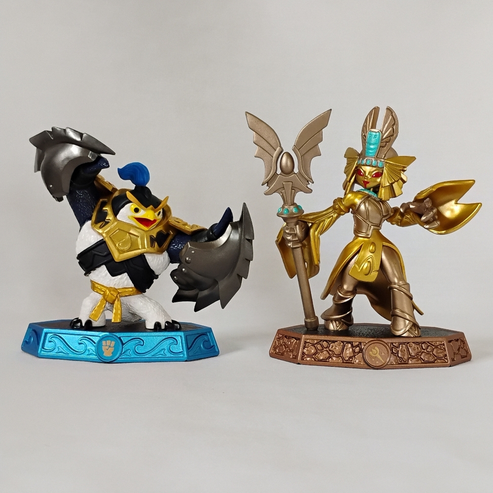 Skylanders imaginators Sensei King Pen & Golden Queen Brawler & Sorcerer Figures